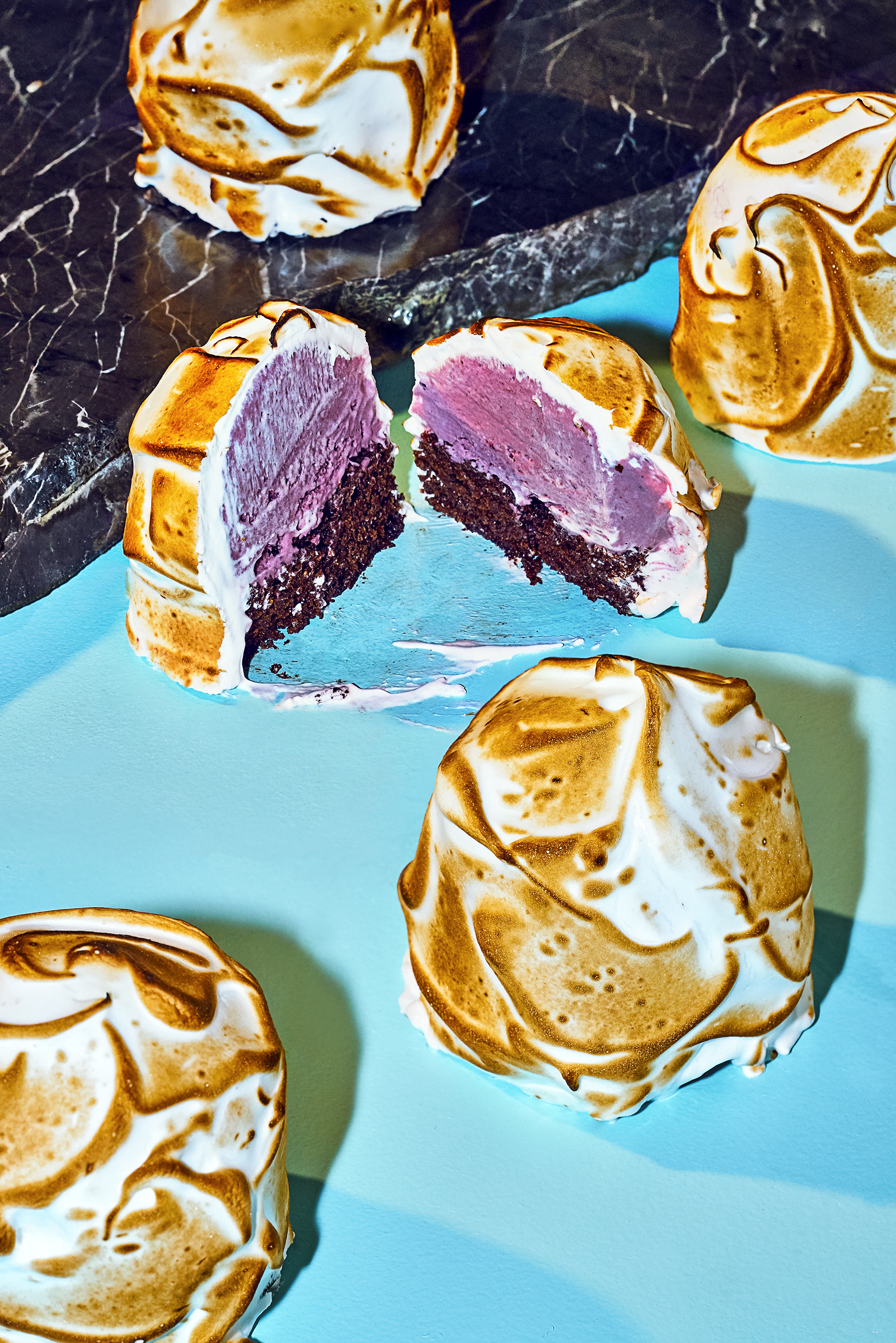 Blueberry Maqui Baked Alaska | Artful Desperado